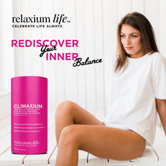 Relaxium Life daily wellness concept showing energy and resilience for women.
