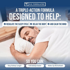 Relaxium Sleep Aid magnesium glycinate close-up on bottle label