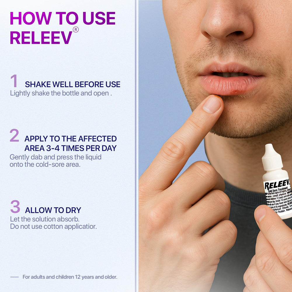 Releev after-application lip softness and comfort observed.