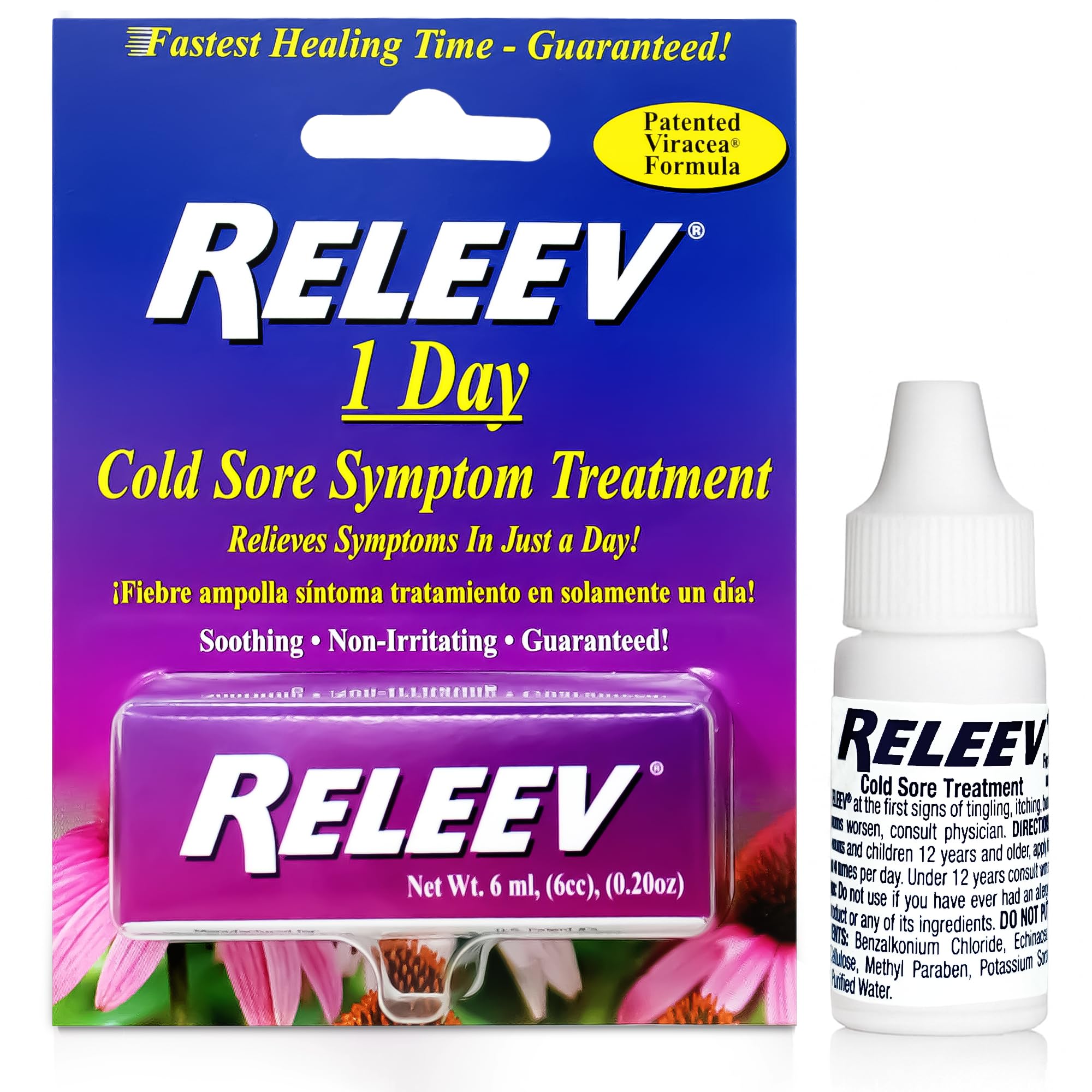 Releev compact 6ml tube ready for easy application anywhere.