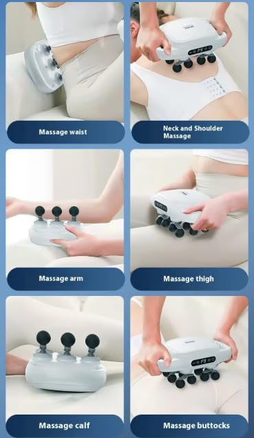 ReliefX 22-Head Massage Gun interchangeable heads enable targeted relief.