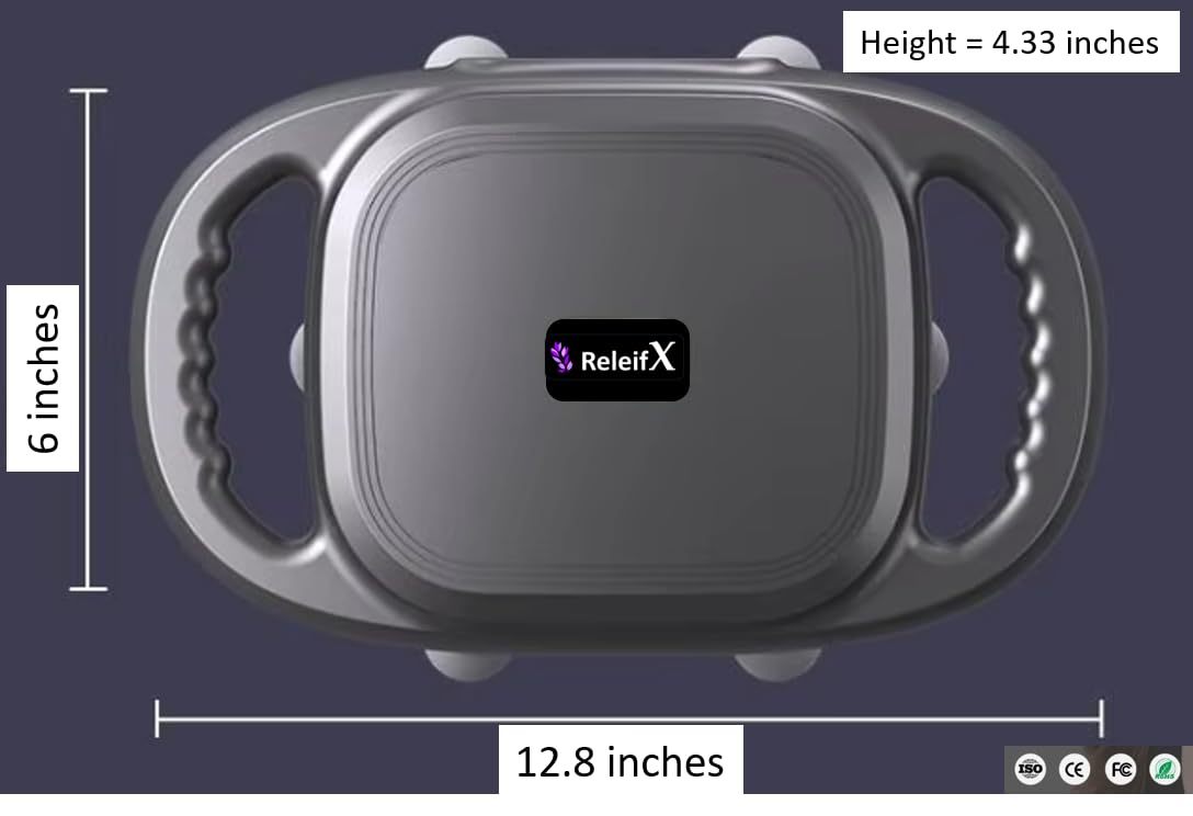 ReliefX 22-Head Massage Gun operates quietly for discreet sessions.
