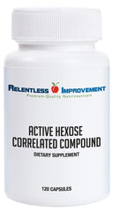 Relentless Improvement Active Hexose bottle: premium immune support for daily wellness.