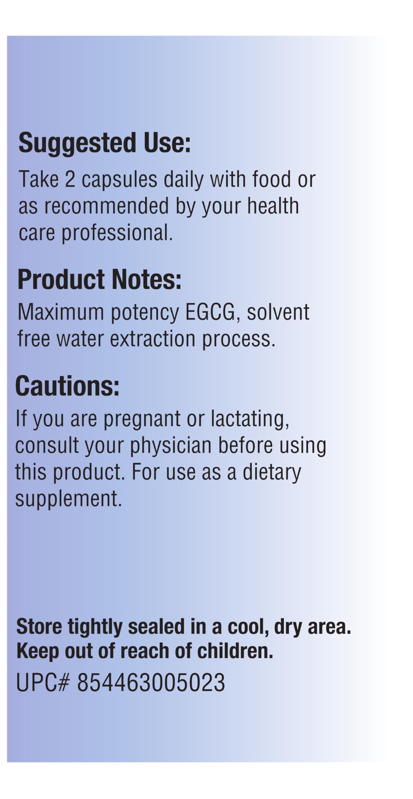 Infographic highlights 98%+ polyphenols and 60% EGCG from Relentless Improvement