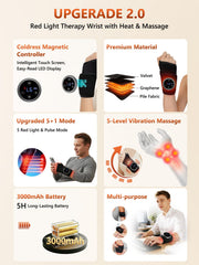 RELEXNOW ergonomic design with thumb hole ensures secure fit during treatment.