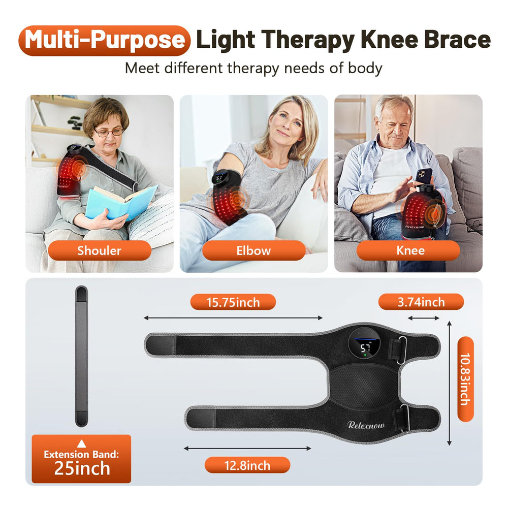 RELEXNOW portable knee brace design for on the go relief.