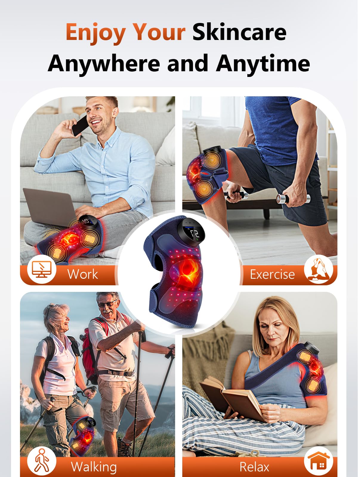 RELEXNOW knee brace includes one-year warranty and lifetime support.