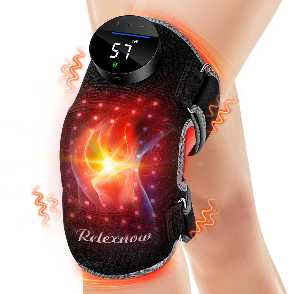 RELEXNOW knee red light therapy massage for deep tissue relief