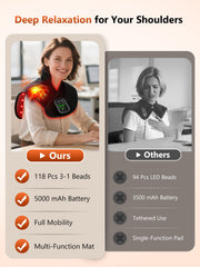 RELEXNOW neck and shoulder wrap design fits comfortably for upper back use