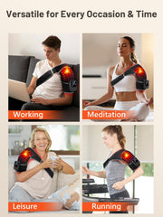 RELEXNOW shoulder wrap ergonomic fit contours the shoulder for comfort