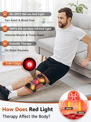 RELEXNOW extension strap 25 inch showing extended reach for multi-joint relief