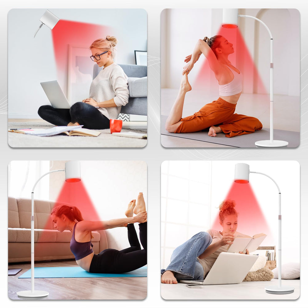 Relhafethy infrared lamp offers calm lighting for study or work at home.