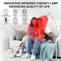 Relhafethy infrared lamp with timer options for easy sessions.