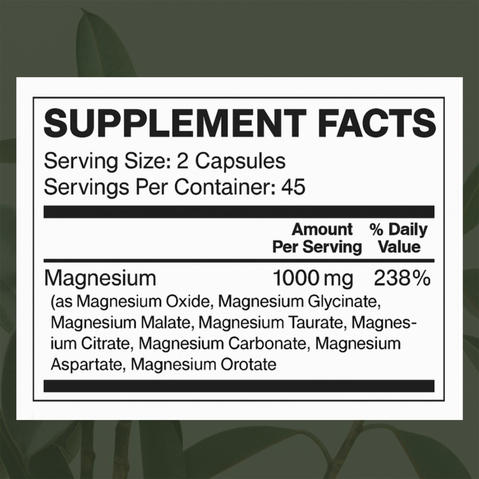 Relify Compression Relief Magnesium Complex packaging on a desk ready to use