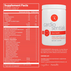 RELIV CardioSentials ingredient panel highlights plant phytosterols.
