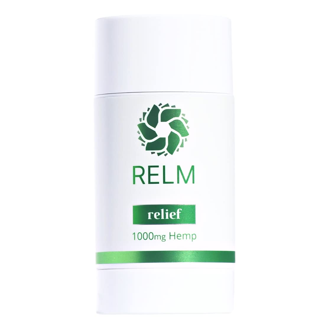 Relm Wellness Hemp Relief Stick twist-up for fast, mess-free muscle relief.