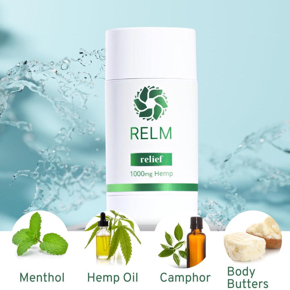 Relm Wellness Menthol close-up highlighting refreshing cooling sensation.
