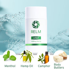 Relm Wellness Menthol close-up highlighting refreshing cooling sensation.