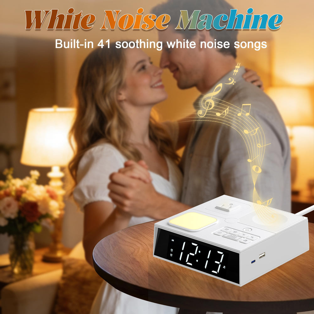 Relting sleep sound machine alarm settings enable gentle wake routines.