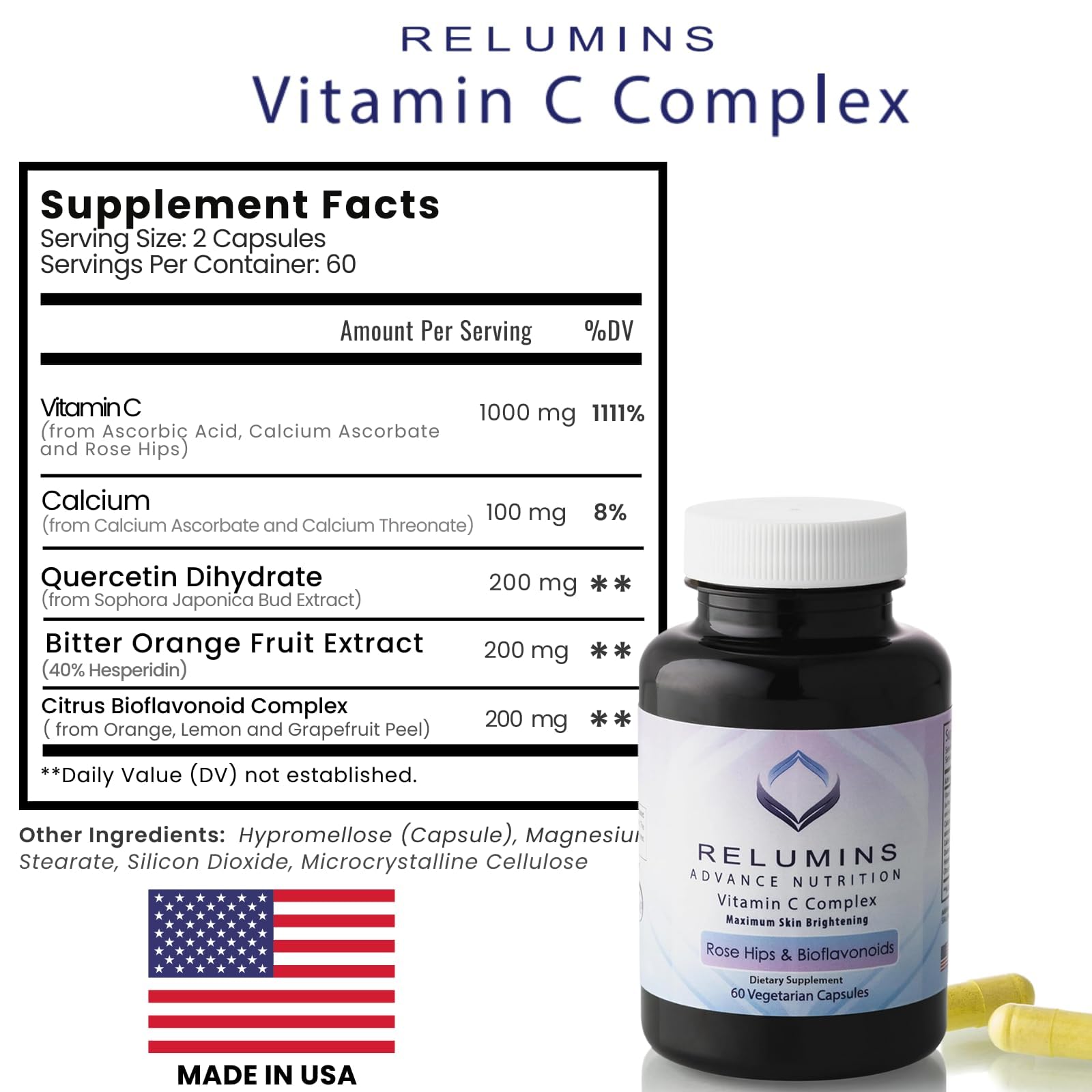Relumins 1-month supply bundle supports consistent daily use.