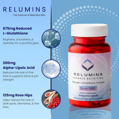 Relumins Vitamin C MAX bottle delivers plant-based vitamin C for immune support
