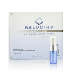 Relumins Glutathione spray bottle for portable daily use.