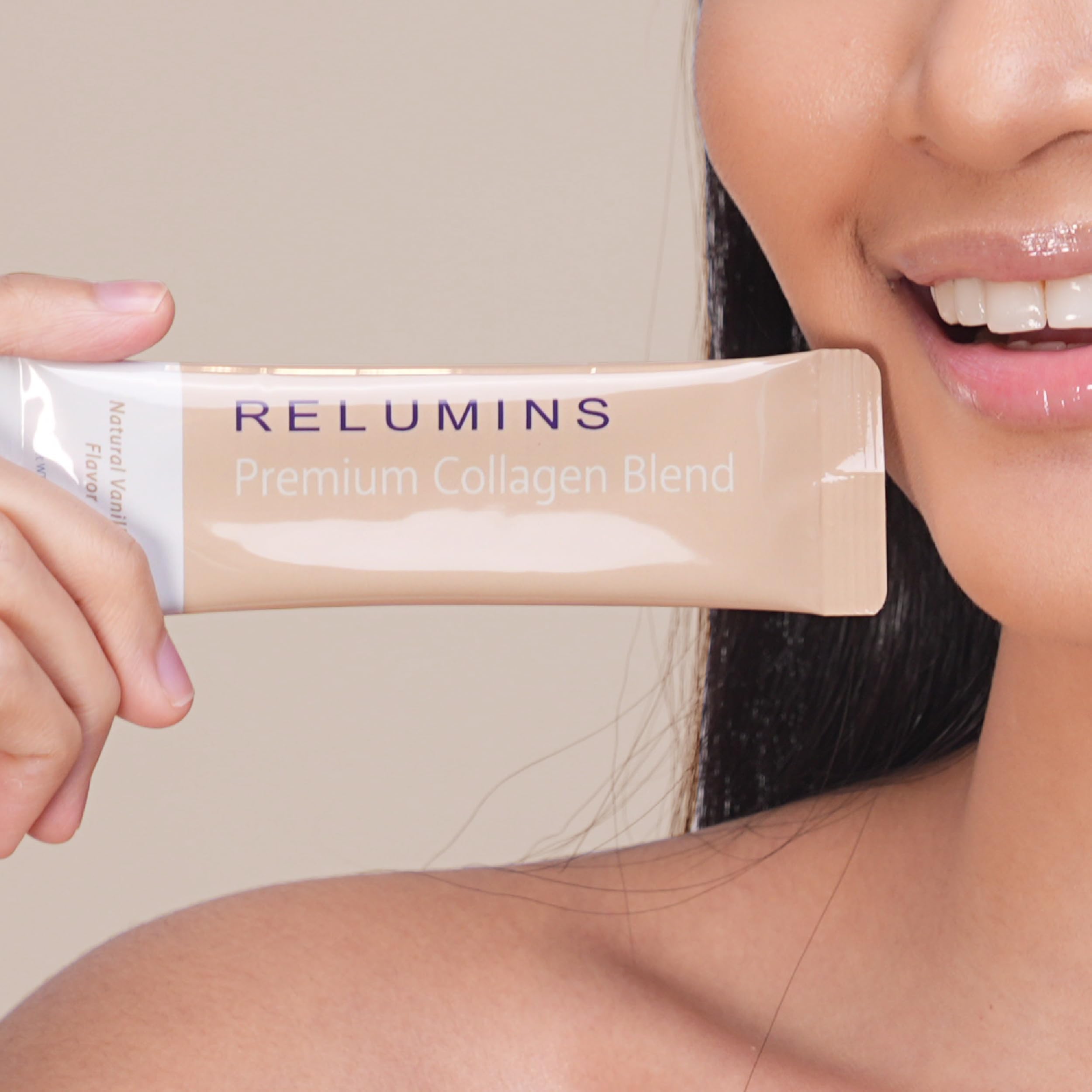 Relumins bundle shown with easy daily routine accessory