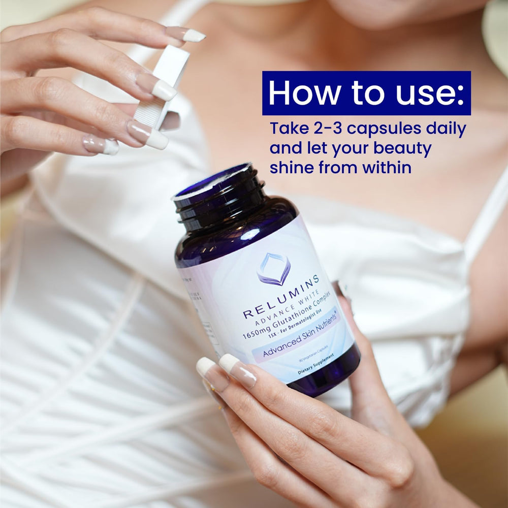 Relumins rose hips vitamin B2 capsules highlighting natural antioxidant support