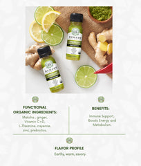 Remedy Organics Immunity Plus Shot displayed with healthy lifestyle vibe.