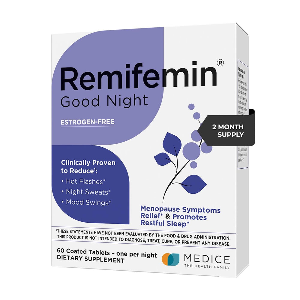 Remifemin Good Night bottle pour for sleep support