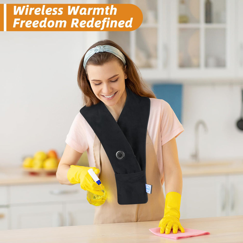 Remo neck heating pad large heating area for broad coverage