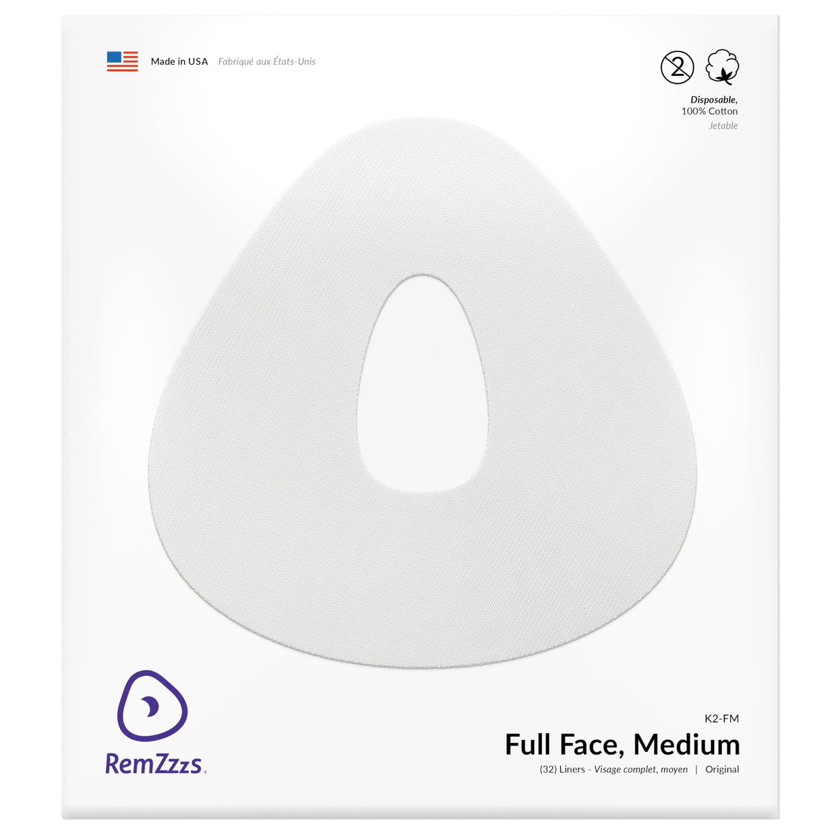 RemZzzs full-face CPAP liners pack for comfortable, leak-reducing nightly accessory.
