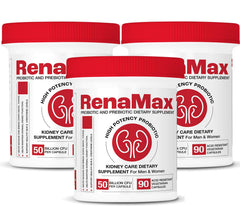 RENAMAX Kidney Restore bottle ready for daily kidney support.