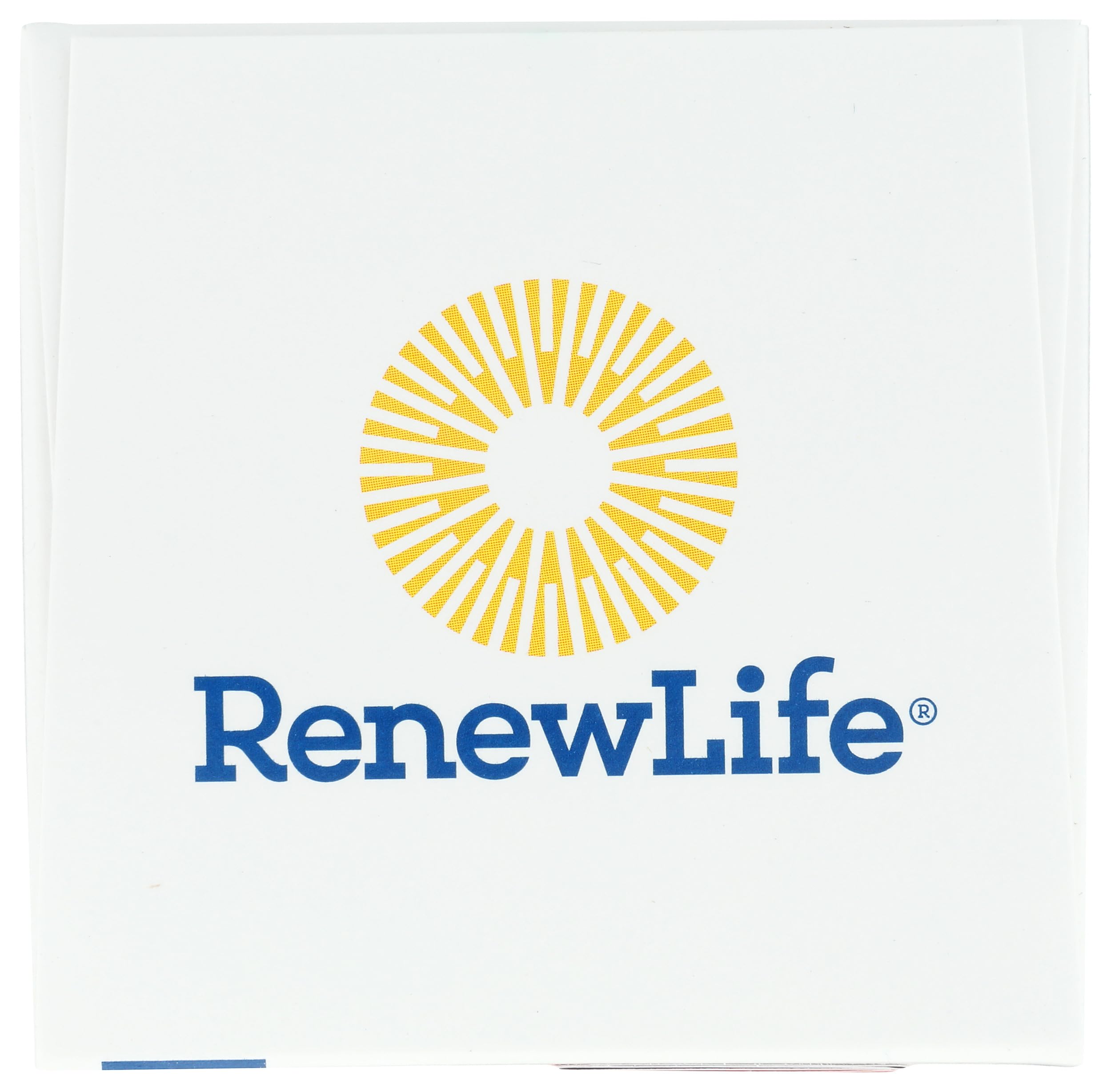 Renew Life Probiotic 30B UF 60-count pack on kitchen counter for daily use