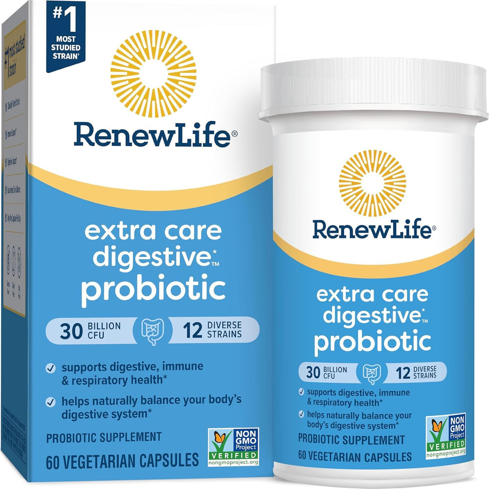 Renew Life Ultimate Flora Extra Care capsule for digestive and immune support
