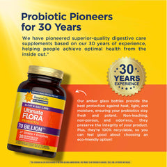 Renew Life Ultimate Flora vegan capsules in packaging emphasizing dairy-free formula.