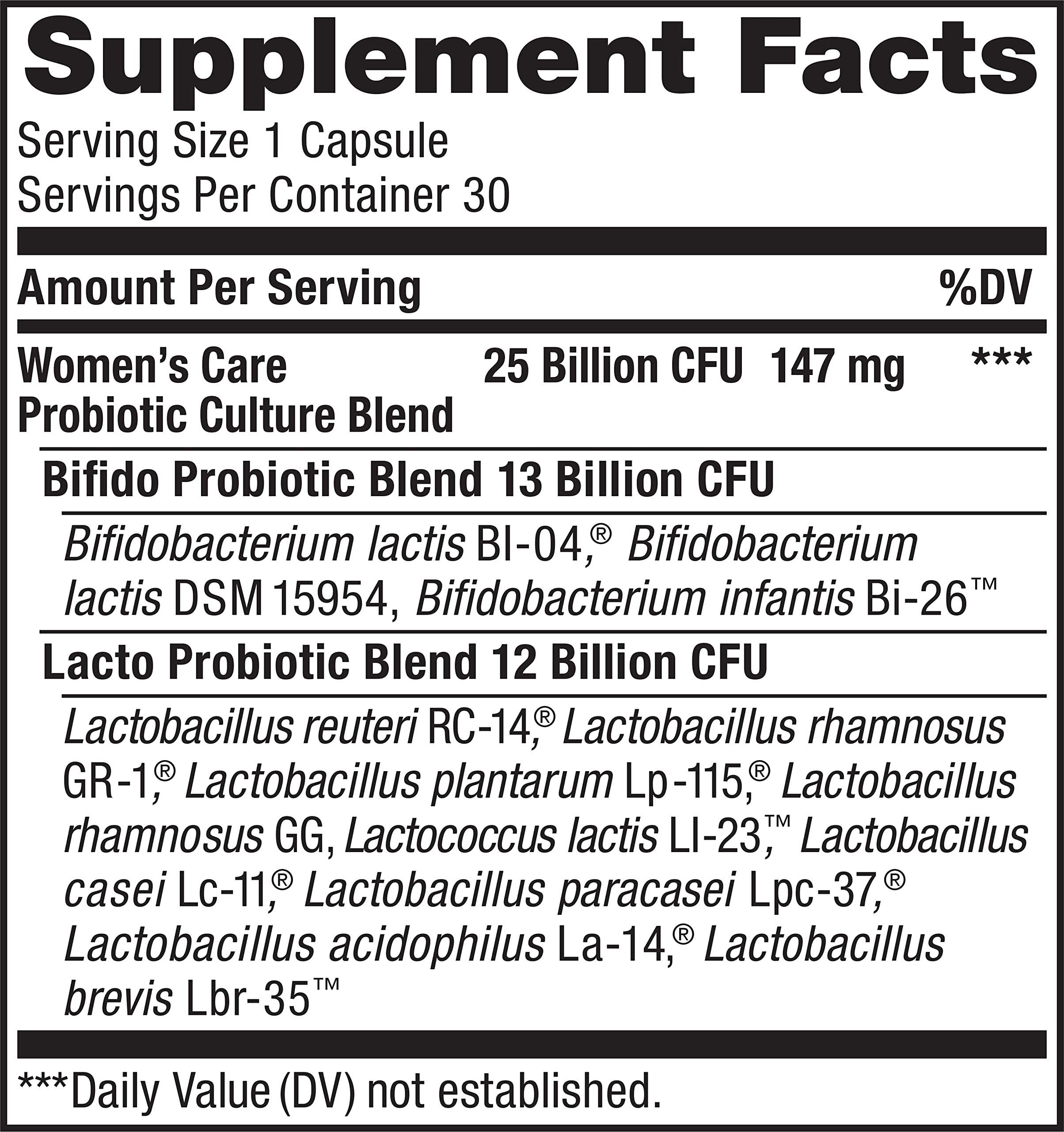 Non-GMO Verified Renew Life packaging emphasizing quality standards.