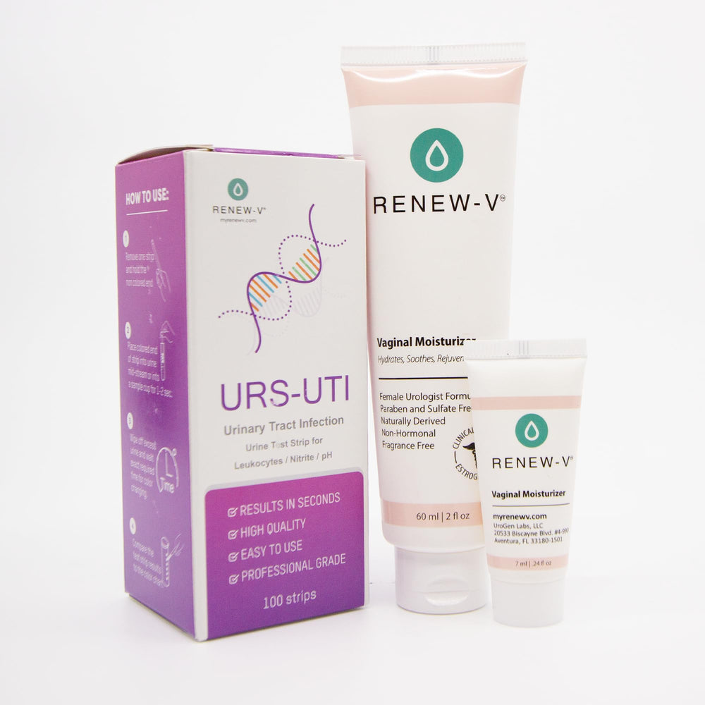 Renew-V UTI test strips 100-count for at-home health checks