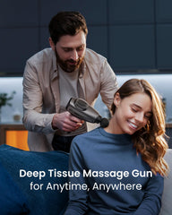 RENPHO Active C4 Massage Gun case demonstrates easy travel storage.