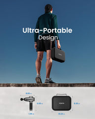RENPHO Active C4 Massage Gun USB-C charging highlights quick recharges.