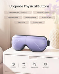 Wireless Bluetooth audio on RENPHO Eye Massager for calming tracks during sessions.