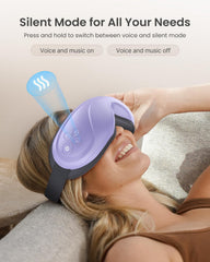 180-degree foldable RENPHO Eye Massager fits easily in a bag for travel.