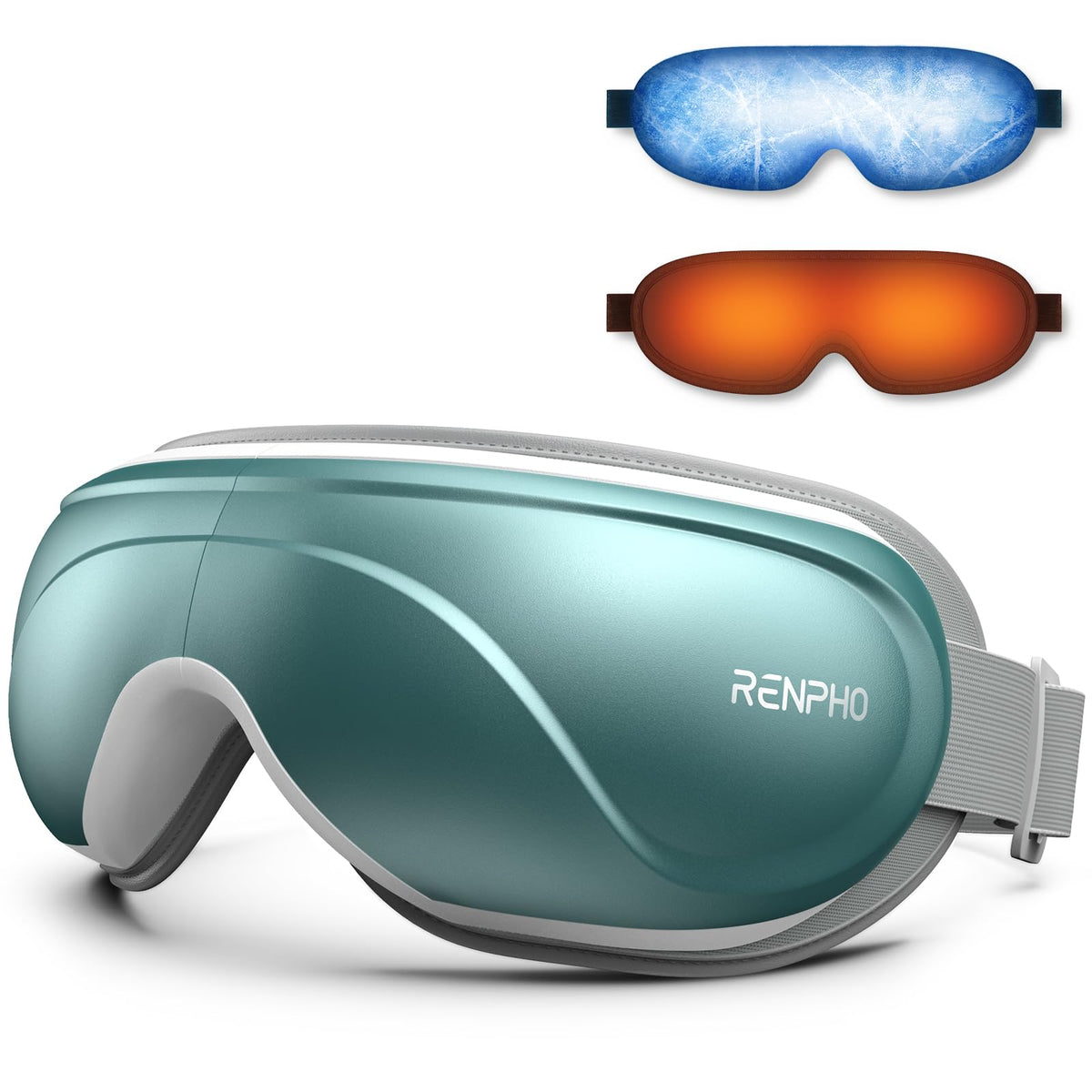 RENPHO Eye Massager with heat and cooling therapy for refreshed eyes on the go.