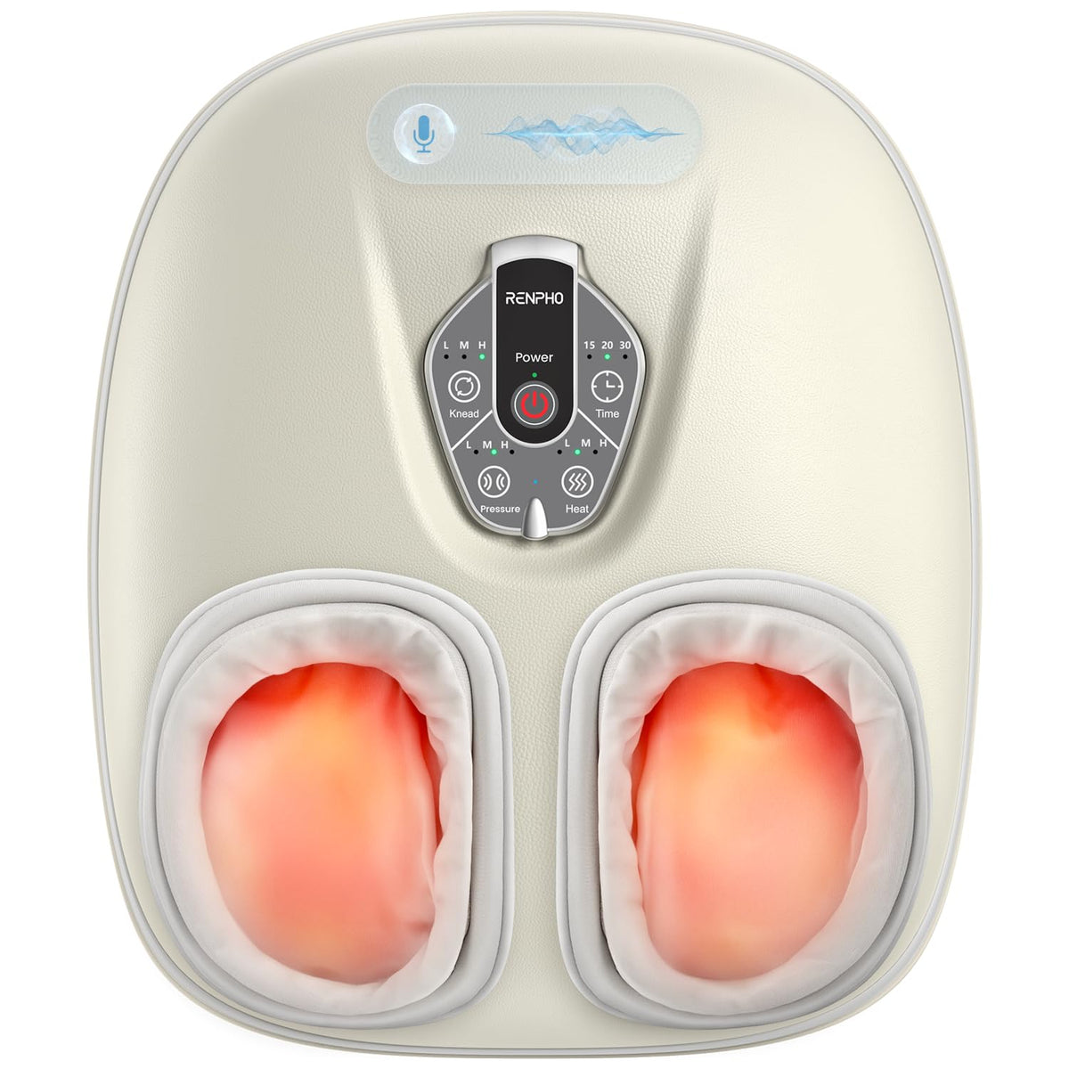 RENPHO foot massager with 360 wrap for full-foot relaxation.