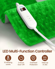 RENPHO heating pad auto-off after 2 hours enhances safety and convenience.