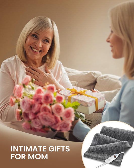 RENPHO heating pad with precise heat settings for personalized comfort.