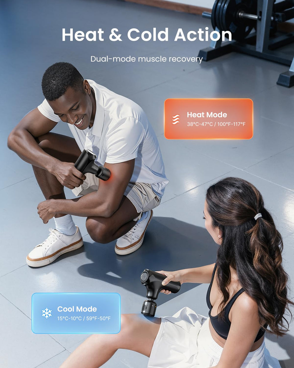 RENPHO mini Thermacool massager with cold therapy for swelling