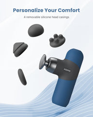 RENPHO compact carry case keeps accessories organized for travel.