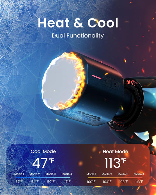 RENPHO Power+ Thermacool massager with cold for tension relief
