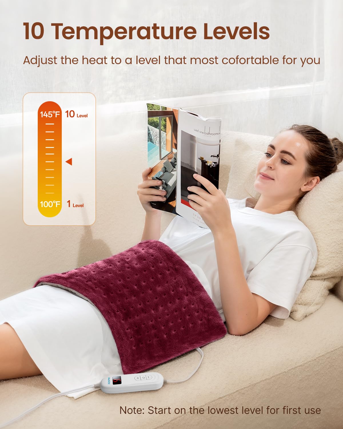 RENPHO XL auto-off timer display